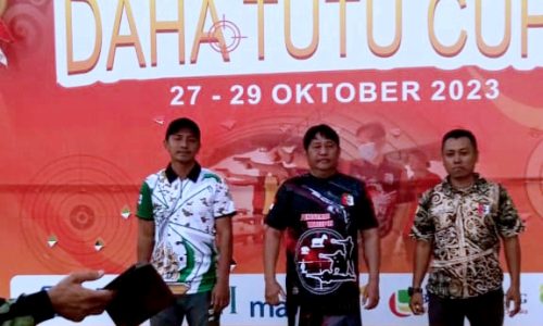 Foto : Berlansung selama tiga hari, 27-29 oktober 2023, open turnamen menembak Daha Tutu Cup II disambut antusias oleh masyarakat.